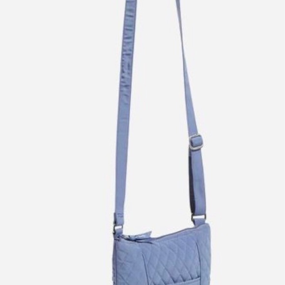 Vera Bradley Microfiber Crossbody Hipster in Rustic Blue NWT - Picture 3 of 3